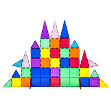 Load image into Gallery viewer, 61 Piece Magnetic Tile Set