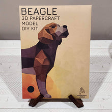 Load image into Gallery viewer, 3D Beagle PaperCraft Dog Origami Model