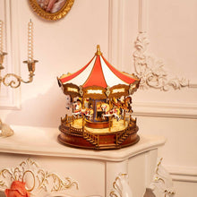 Load image into Gallery viewer, 3D Wooden Puzzle: Classic Carousel