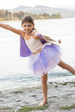 Load image into Gallery viewer, Super-duper Tutu, Cape & Mask, Metallic Rose Gold & Lilac