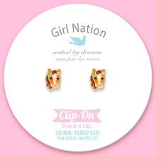 Load image into Gallery viewer, CLIP ON Cutie Earrings- Pretty Pony