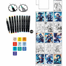 Load image into Gallery viewer, Manga - L Layout And Markers Warrior Heroes