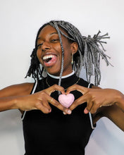 Load image into Gallery viewer, Pink Heart Lip Balm100% Natural: Pink / Clear Plastic Box / Wildberry