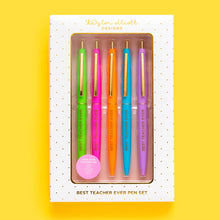 Load image into Gallery viewer, Pen Set - Teacher Appreciation - 5 Piece Set