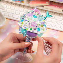 Load image into Gallery viewer, Play & Display Mermaid Parfait Clay Cafe Kit