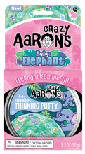 Load image into Gallery viewer, Crazy Aaron's Baby Elephant Thinking Putty