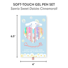 Load image into Gallery viewer, Sanrio Sweet Daisies Cinnamoroll™ Soft-Touch Gel Pen Set