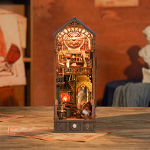 Load image into Gallery viewer, DIY Book Nook Kit: Leonardo da Vinci w/ Dust Cover