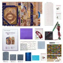 Load image into Gallery viewer, DIY Book Nook Kit: Magical Library w/ Dust Cover