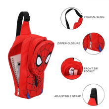 Load image into Gallery viewer, Spider-Man 3D Character Crossbody Sling Bag With Adjustable Strap