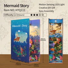 Load image into Gallery viewer, DIY Miniature House Book Nook Kit: Mermaid Story