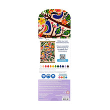 Load image into Gallery viewer, Paintology Paint By Number Canvas Kit - Blue Birds 25 PC Set