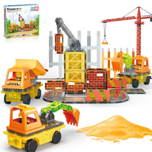 Load image into Gallery viewer, Magnet Tile Construction 5-in-1 Building W/ Accessories