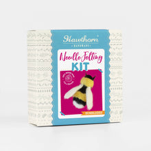 Load image into Gallery viewer, Bee Brooch Needle Felting Kit