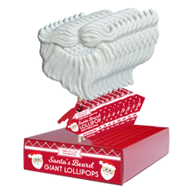 Load image into Gallery viewer, Giant Santa Beard Mask Lollipops