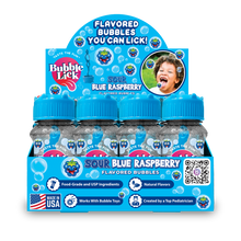 Load image into Gallery viewer, BubbleLick™ Sour Blue Raspberry Bubbles