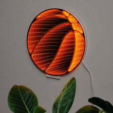Load image into Gallery viewer, Neon Art Infinity Lights Wall & Desk Sign-Basketball