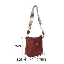 Load image into Gallery viewer, Harry Potter Hogwarts Crest 9.75" Women's Maroon Crossbody Bag