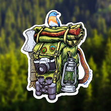 Load image into Gallery viewer, VINYL STICKER: Camping/Hiking Backpack (2 Options): Animals