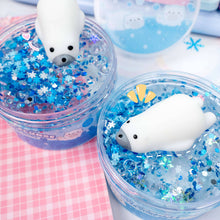 Load image into Gallery viewer, Polar Bear Plunge Clear Slime