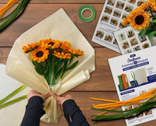 Load image into Gallery viewer, DIY Chenille Flower Bouquet Kit – Sunflower