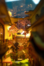 Load image into Gallery viewer, DIY Miniature House Book Nook Kit: Falling Sakura