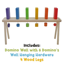 Load image into Gallery viewer, Wooden Falling Domino Wall