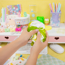Load image into Gallery viewer, Melon Creamy Soda 2 Slimes in 1