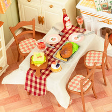 Load image into Gallery viewer, DIY Miniature House Kit: Warm Dining Room