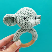 Load image into Gallery viewer, DIY Crochet Kit - Rattle Elephant