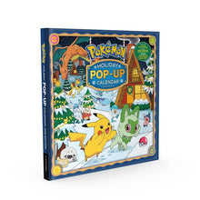 Load image into Gallery viewer, Pokémon Holiday Advent Pop-Up Tree Calendar by Pikachu Press: Hardcover; 2 pages / English