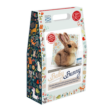 Load image into Gallery viewer, Baby Bunny Needle Felting Craft Kit