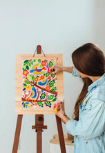 Load image into Gallery viewer, Paintology Paint By Number Canvas Kit - Blue Birds 25 PC Set