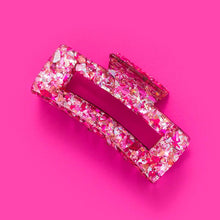 Load image into Gallery viewer, Claw Hair Clip - Pink Confetti