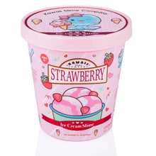 Load image into Gallery viewer, Strawberry Scented Ice Cream Pint Slime