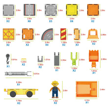 Load image into Gallery viewer, Magnet Tile Construction 5-in-1 Building W/ Accessories