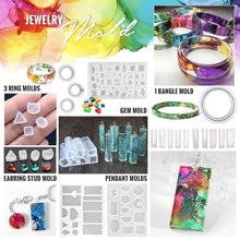 Load image into Gallery viewer, PIXISS Diamond Resin; 8oz. with Silicone Jewelry Mold Kit
