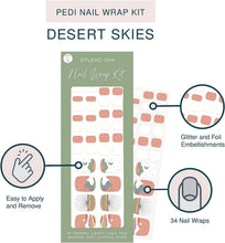 Load image into Gallery viewer, Desert Skies Pedi Nail Wrap Kit