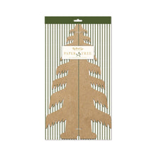 Load image into Gallery viewer, Christmas Memories Large Kraft Paper Tree Decor