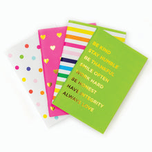 Load image into Gallery viewer, Mini Notebook Set - Everyday Assortment - 4 Piece Set