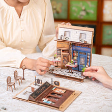 Load image into Gallery viewer, DIY Book Nook Kit: Paris Arcade Date with Dust Cover