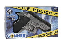 Load image into Gallery viewer, Case of 6 Police S&W 45 Style 8 Shot Toy Cap Gun - Silver