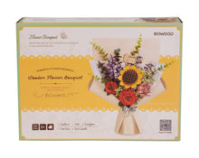 Load image into Gallery viewer, 3D Wooden Flower Puzzle Bouquet