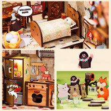Load image into Gallery viewer, DIY Book Nook Kit: Mole's Apartment with Dust Cover