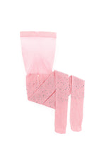 Load image into Gallery viewer, Rhinestone Tights Light Pink
