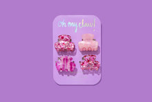 Load image into Gallery viewer, Mini Claw Hair Clips - Pink Confetti