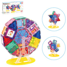 Load image into Gallery viewer, PicassoTiles 63pc Magnet Tile Ferris