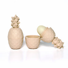 Load image into Gallery viewer, Cream Pineapple Lip Balm Natural: Cream / Marshmallow / Clear Box PEGGABLE