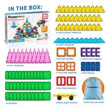 Load image into Gallery viewer, PicassoTiles 101pc Magnetic Tile Building Blocks