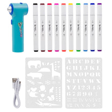 Load image into Gallery viewer, Aircolor Airbrush Kit (includes Markers & Stencils) TPG-490